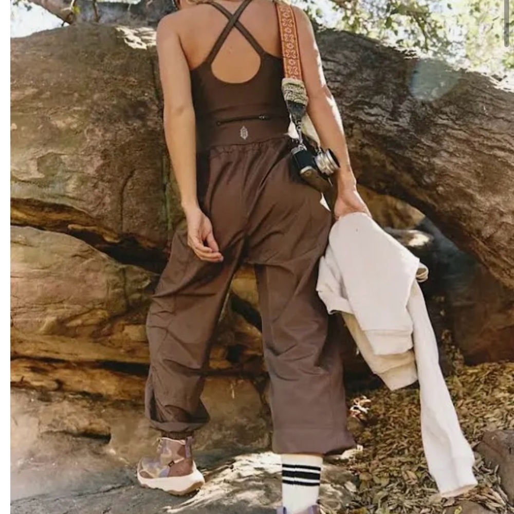 Brown Women's Jumpsuit - Picture 2 of 8